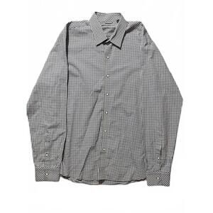7 Diamonds Gingham‎ Snap Button up Mens Large Long Sleeve
